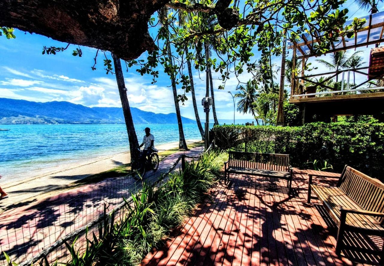 Villa Aconchego e pé na areia em Ilhabela Exterior foto